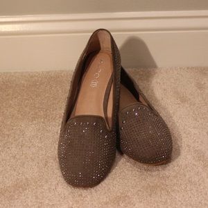 Aldo Studded Smoking Slipper - Taupe